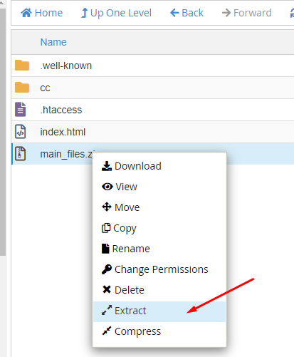 Extract ZIP file
