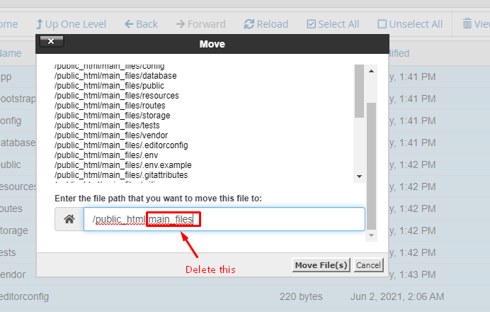 Move Files Path